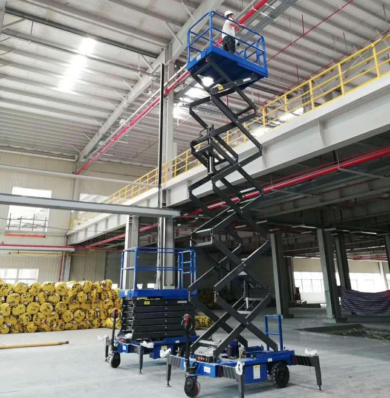 广西助力行走剪叉式高空作业平台